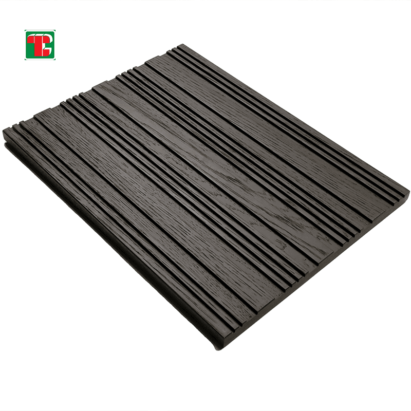 Black Deep Vertical Groove 3D wood wall panel decorative wood panel 3