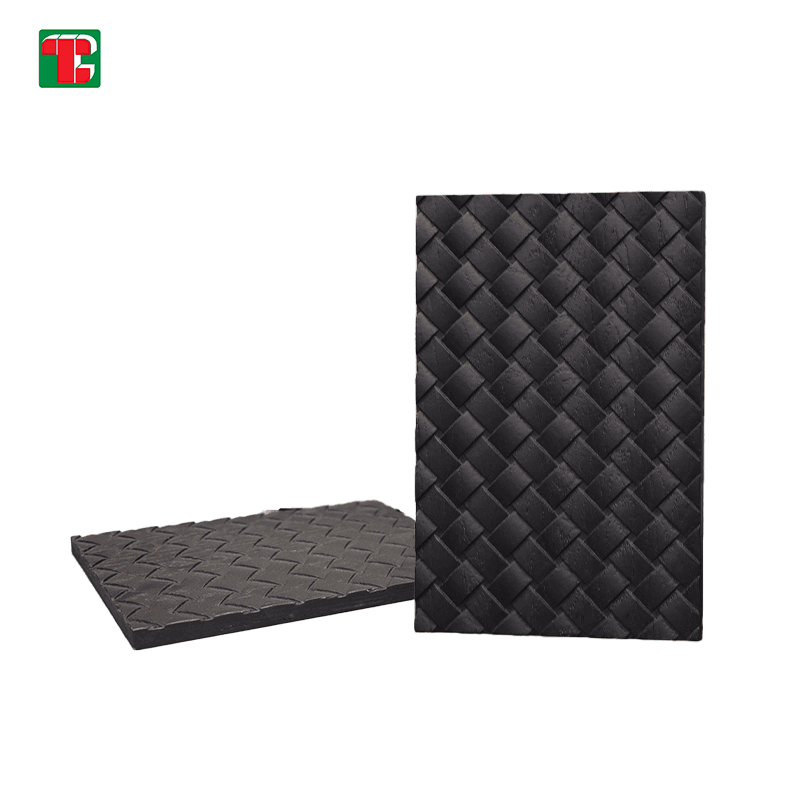 Black Quilted Diamond Texture 3D wood wall panel decorative wood panel 2