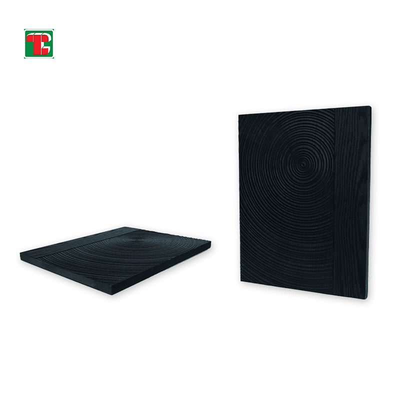 Black Tree Ring Texture 3D wood wall panel decorative wood panel 2