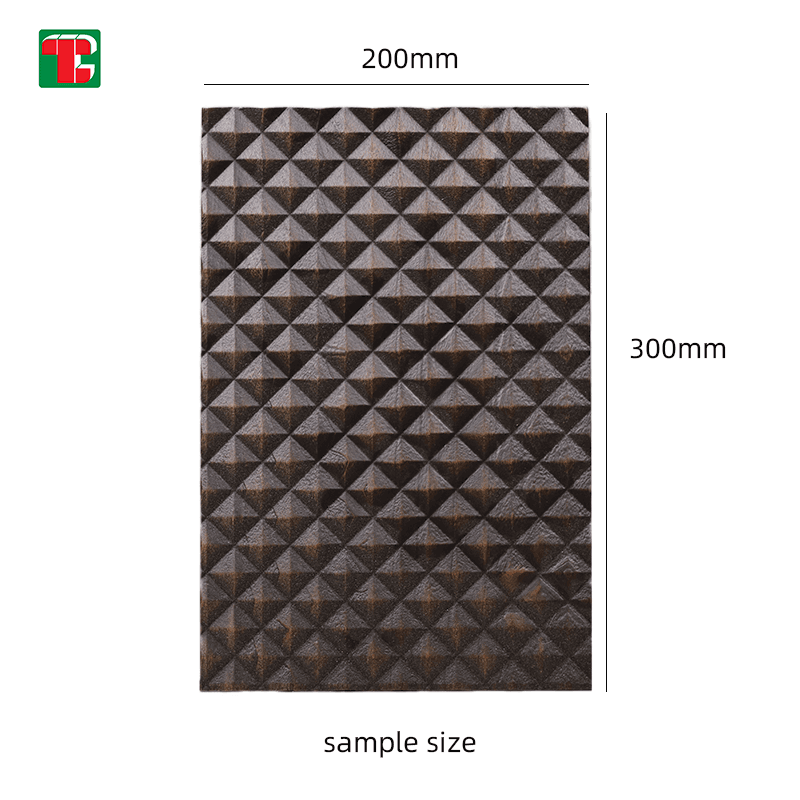 Dark Diamond Relief 3D wood wall panel decorative wood panel 6