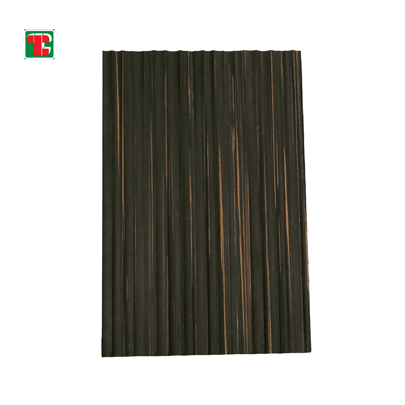 Dark Smoked Fluted Texture 3D wood wall panel decorative wood panel 6