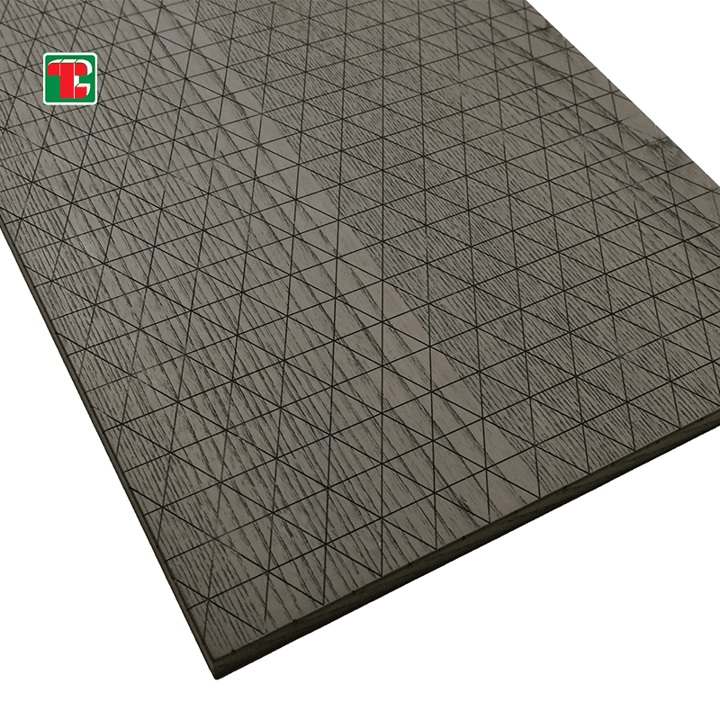 Grey Textured Grid Pattern 3D wood wall panel decorative wood panel 3
