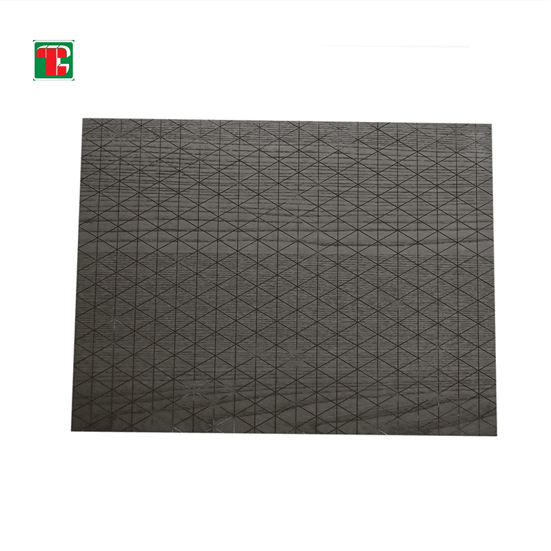 Grey Textured Grid Pattern 3D wood wall panel decorative wood panel 4
