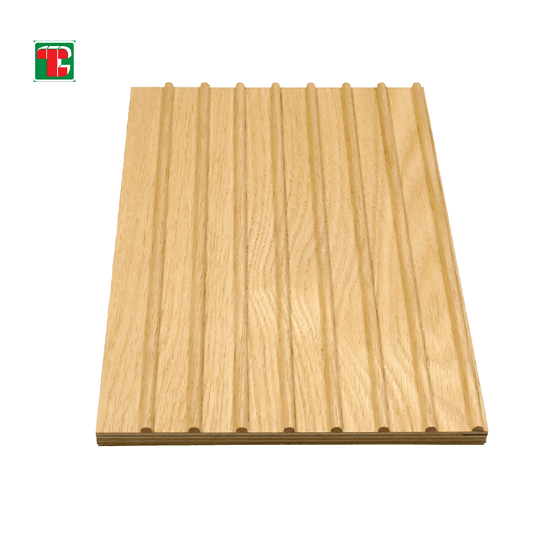 Light Pine Wide Fluted Slat 3D wood wall panel decorative wood panel 3