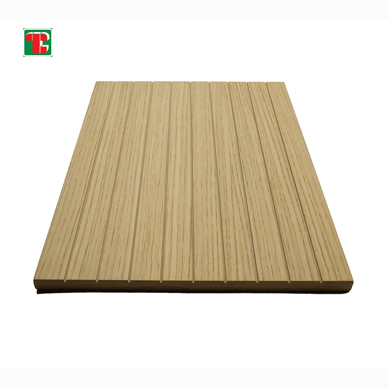 Natural Linear Fluted Design 3D wood wall panel decorative wood panel 2