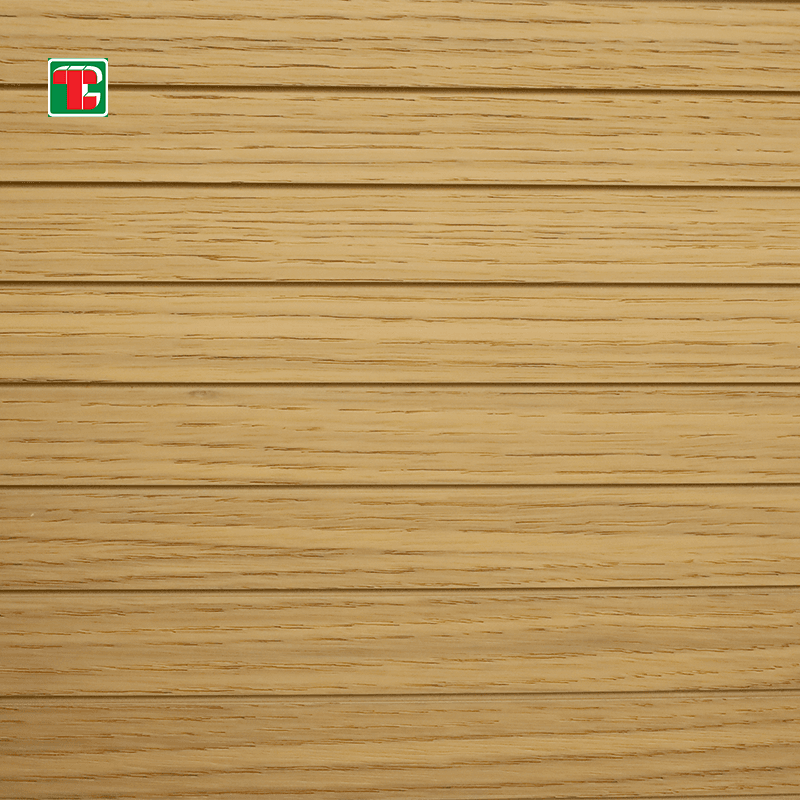 Natural Linear Fluted Design 3D wood wall panel decorative wood panel 4