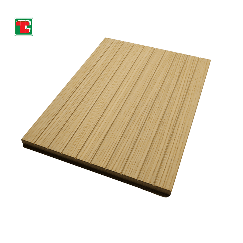 Natural Linear Fluted Design 3D wood wall panel decorative wood panel 5