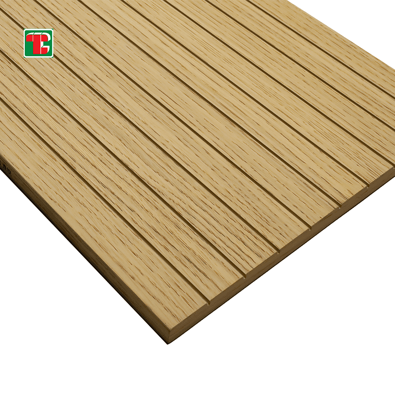 Natural Linear Fluted Design 3D wood wall panel decorative wood panel 6
