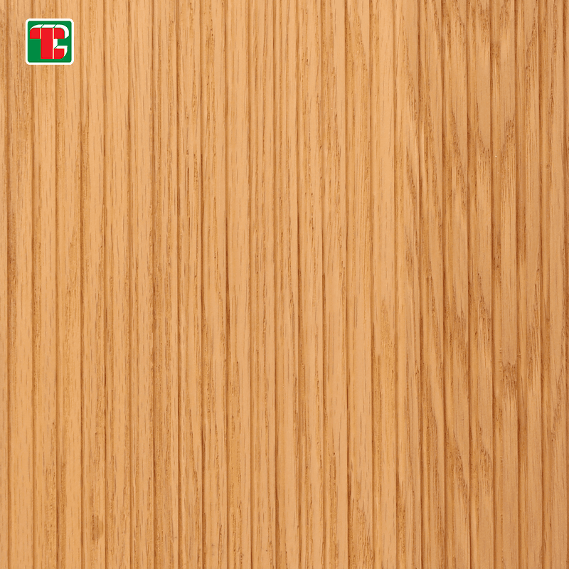 Natural Vertical Grain Slat 3D wood wall panel decorative wood panel 4