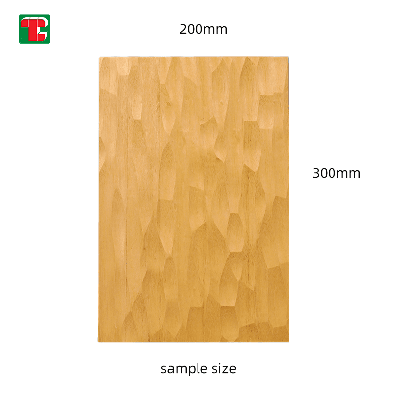 Natural Wave Texture 3D wood wall panel decorative wood panel 6