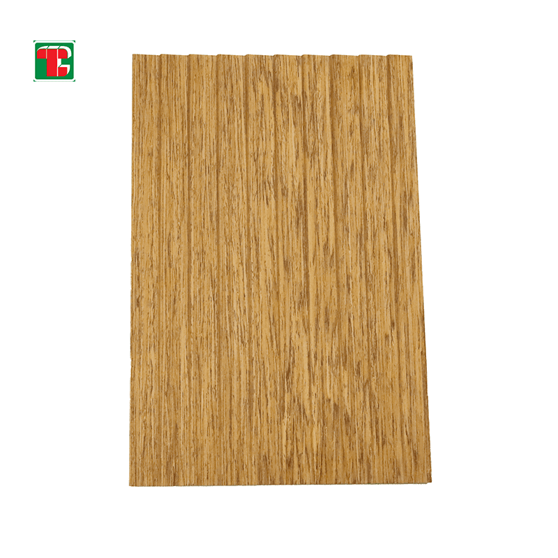 Oak Vertical Groove 3D wood wall panel decorative wood panel 5