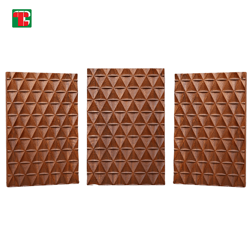 Pyramid Texture 3D wood wall panel decorative wood panel 3