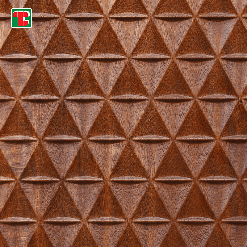 Pyramid Texture 3D wood wall panel decorative wood panel 4