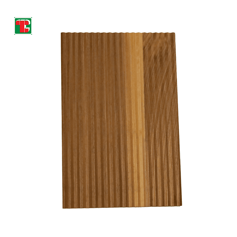 Teak Warm Vertical Slat 3D wood wall panel decorative wood panel 6