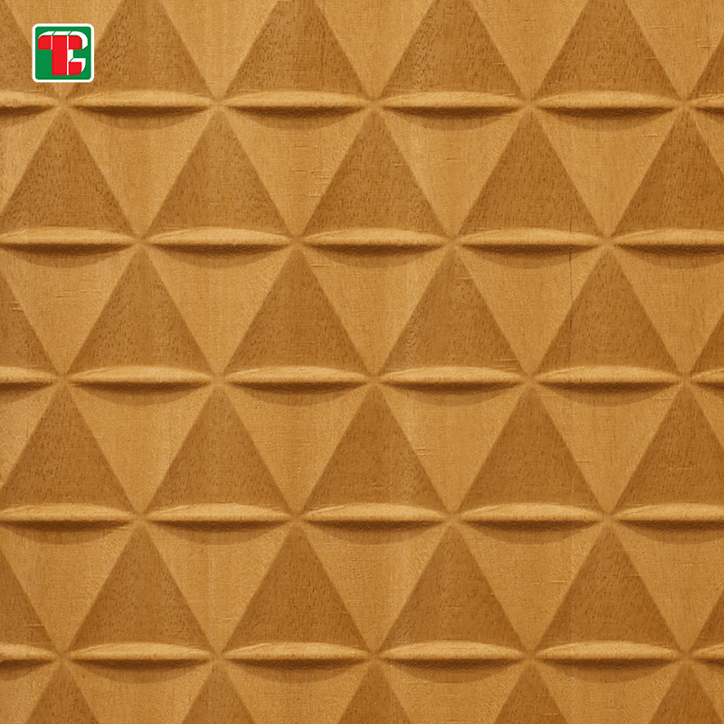 Triangle Pyramid Pattern 3D wood wall panel decorative wood panel 2