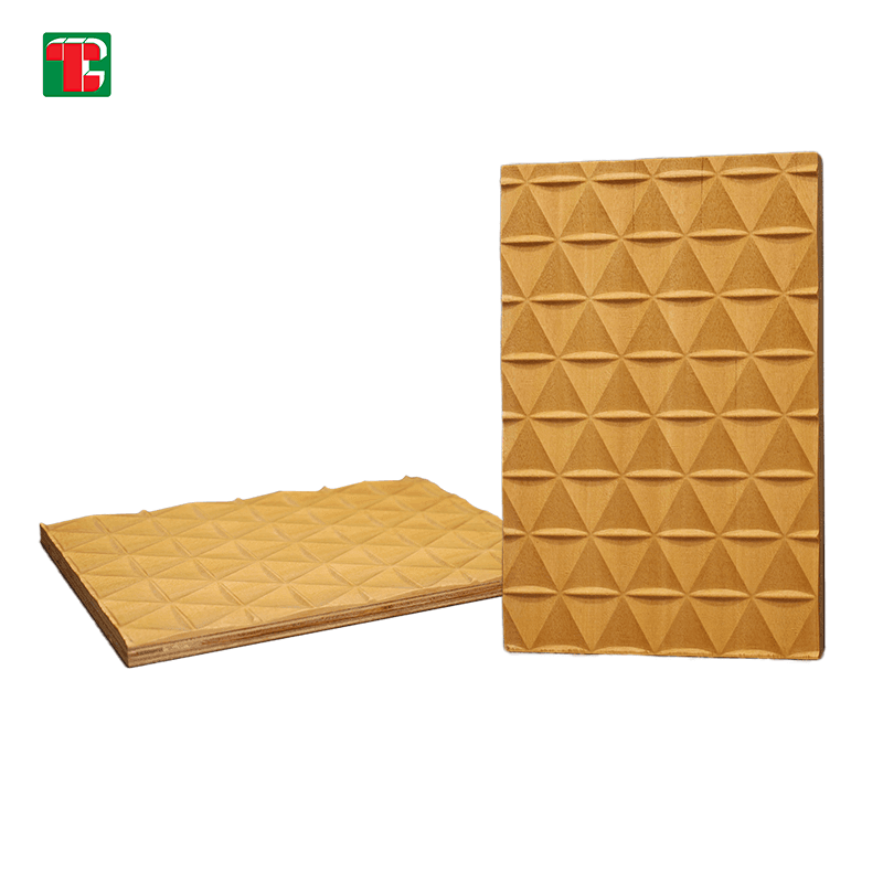 Triangle Pyramid Pattern 3D wood wall panel decorative wood panel 4