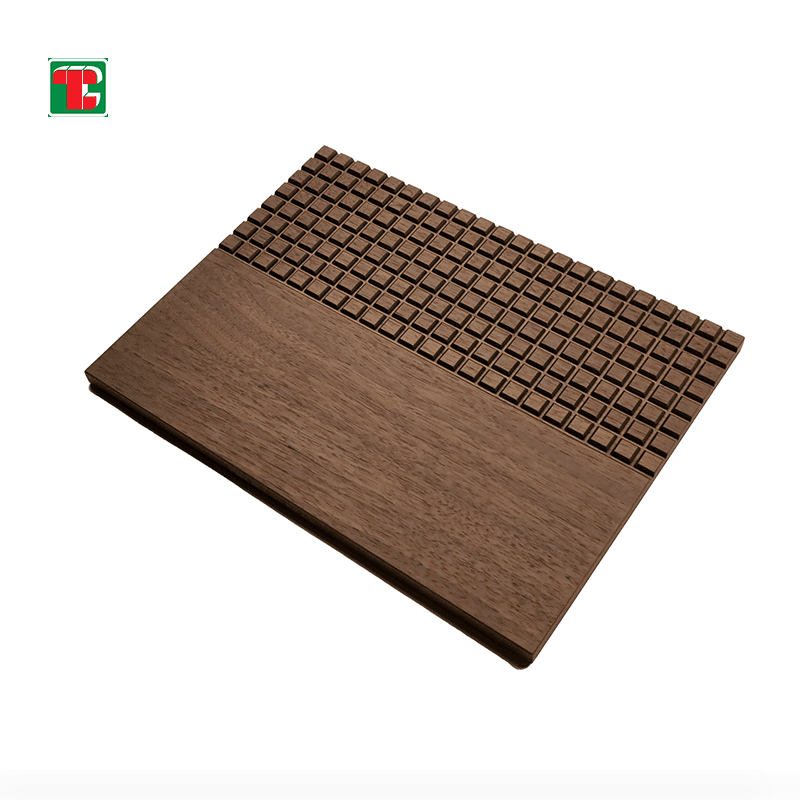 Walnut Mixed Groove 3D wood wall panel decorative wood panel 4