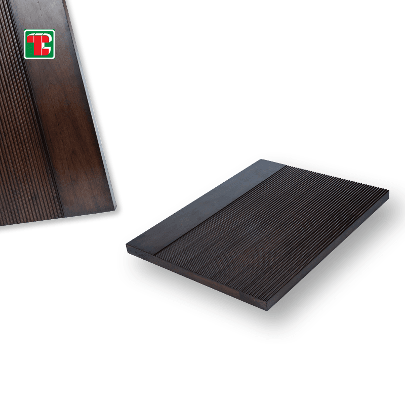 Walnut Vertical Groove 3D wood wall panel decorative wood panel 4