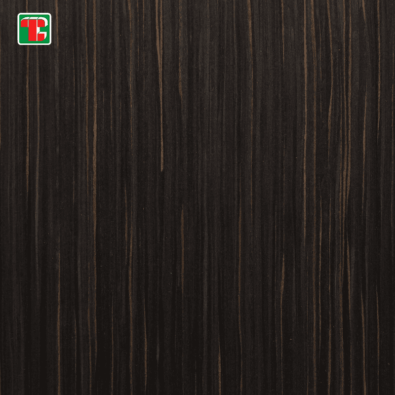 Ebony 3810 recon ebony veneer sheets texture and finish 2