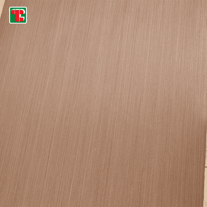 Golden Teak K6001 recon teak veneer sheets texture and finish 2