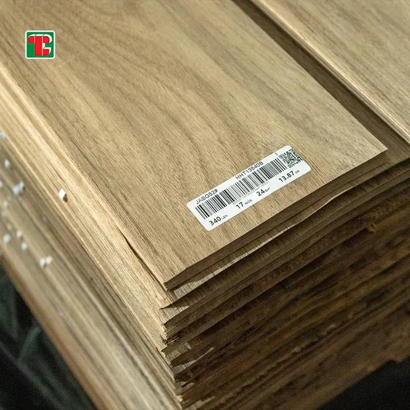 Crown Cut Black Walnut Natural Wood Veneer Sheets for furniture, doors and decorative panels 3
