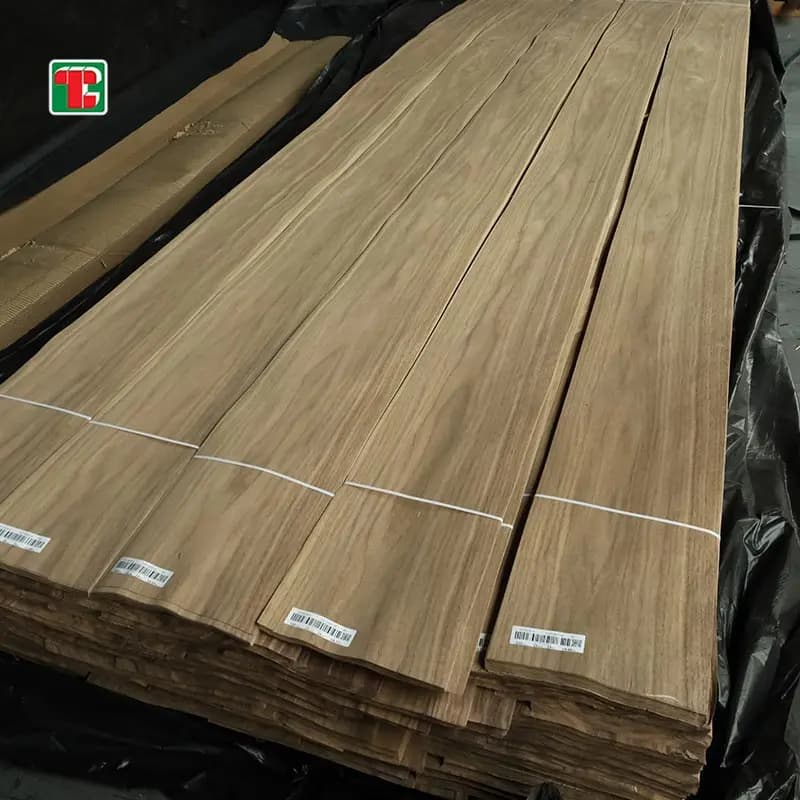 Crown Cut Black Walnut Natural Wood Veneer Sheets for furniture, doors and decorative panels 4