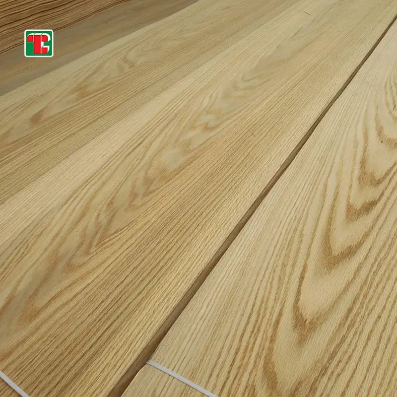 Crown Cut Red Oak Natural Wood Veneer Sheets for furniture, doors and decorative panels 2