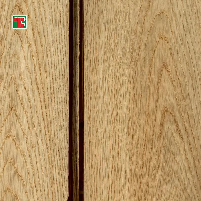 Crown Cut Red Oak Natural Wood Veneer Sheets for furniture, doors and decorative panels 5