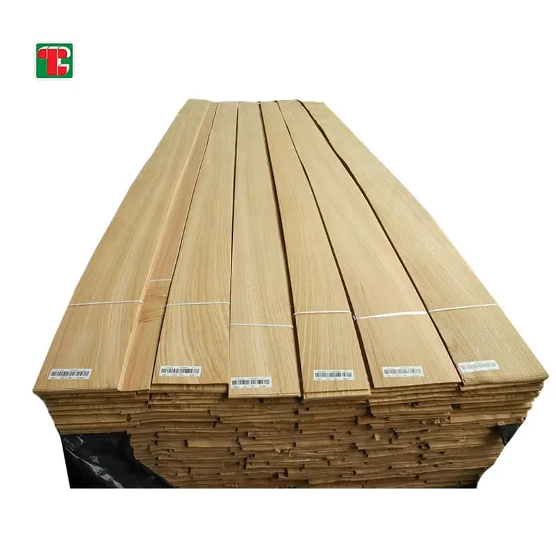 Crown Cut White Oak Natural Wood Veneer Sheets for furniture, doors and decorative panels 3