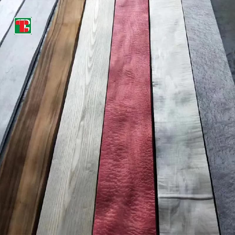 Dyed Natural Wood Veneer Sheets for furniture, doors and decorative panels 2