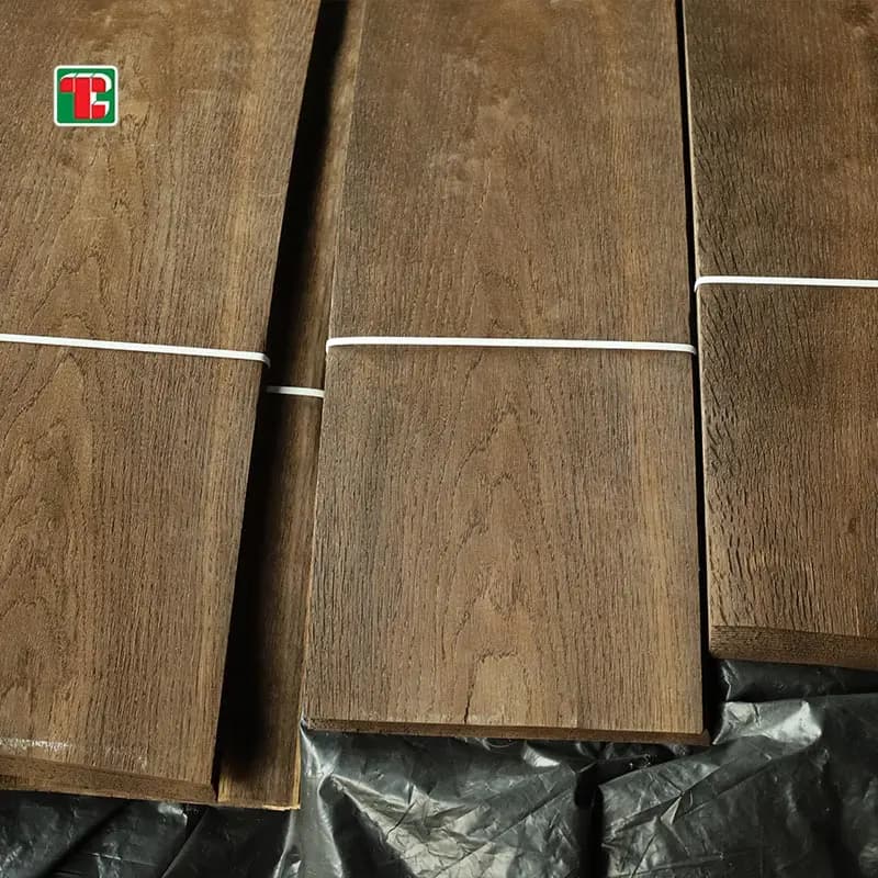 Fumed Oak Natural Wood Veneer Sheets for furniture, doors and decorative panels 3