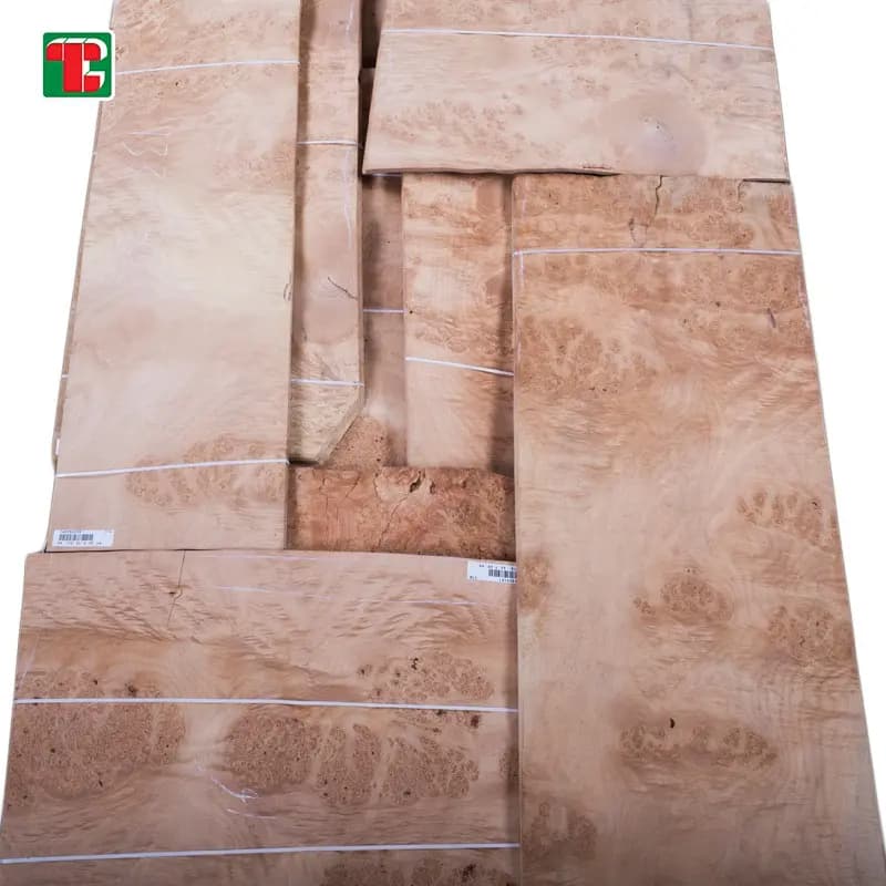 Mappa Maple Burl Natural Wood Veneer Sheets for furniture, doors and decorative panels 7