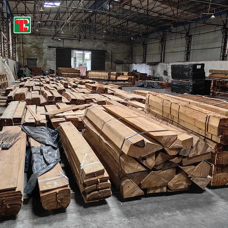 Natural Burma Teak Wood Veneer Sheets for furniture, doors and decorative panels 2