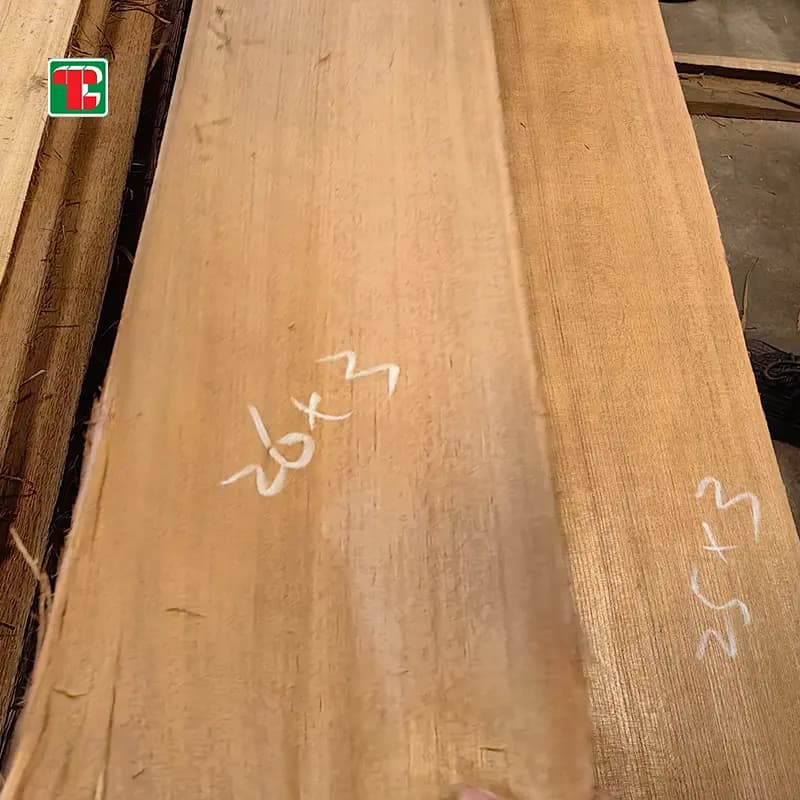 Natural Burma Teak Wood Veneer Sheets for furniture, doors and decorative panels 3