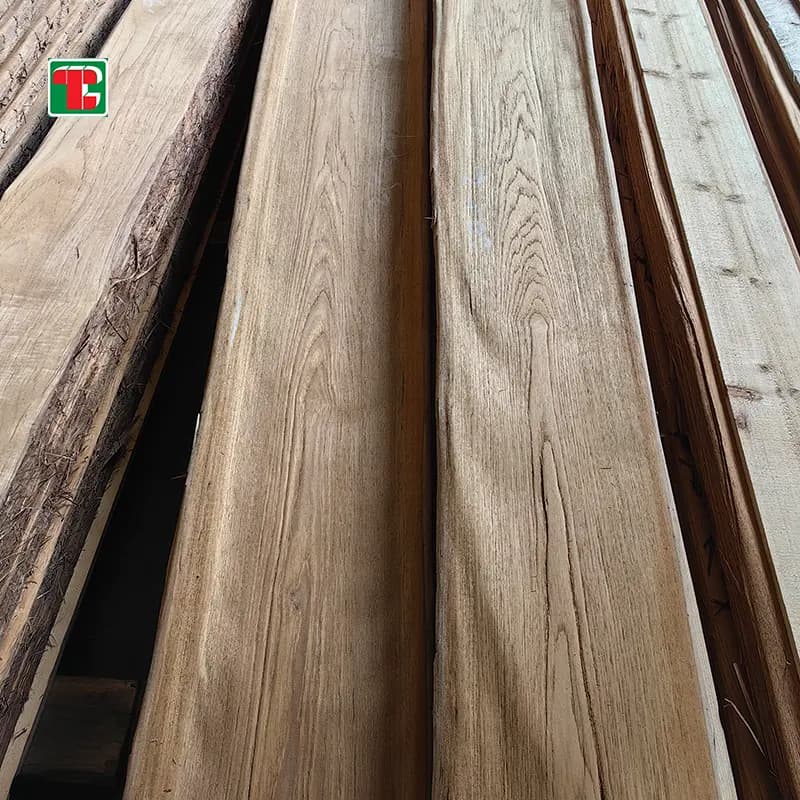 Natural Burma Teak Wood Veneer Sheets for furniture, doors and decorative panels 6