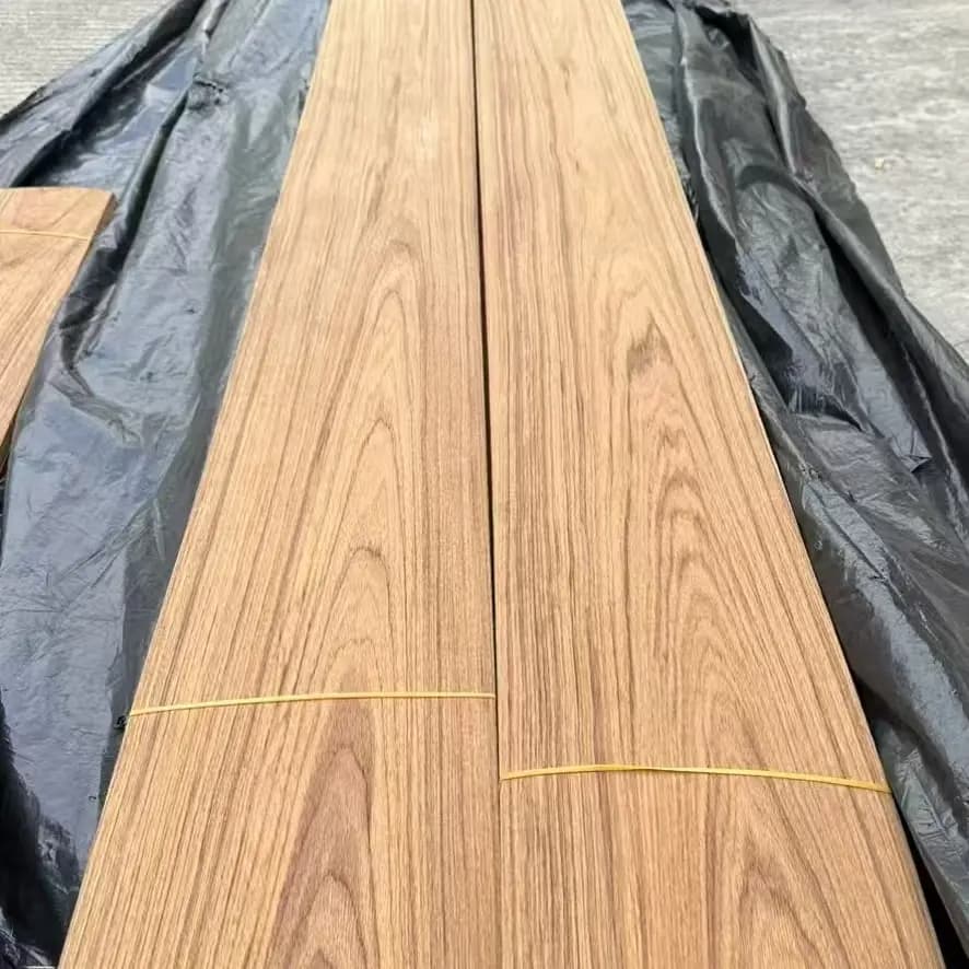 Natural Teak Wood Veneer Sheets for furniture, doors and decorative panels 2