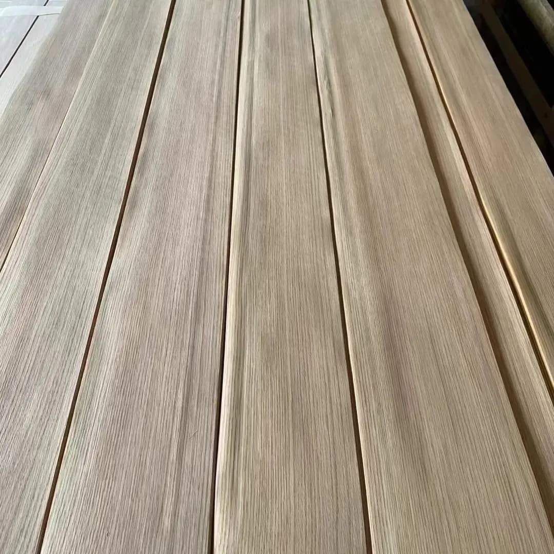 Rift Cut White Oak Natural Wood Veneer Sheets for furniture, doors and decorative panels 4