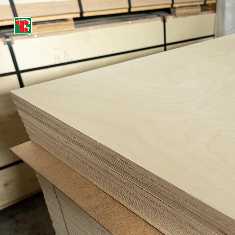 3/4 inch birch plywood 4x8 BB CP grade sheet for furniture and cabinet manufacturing 4
