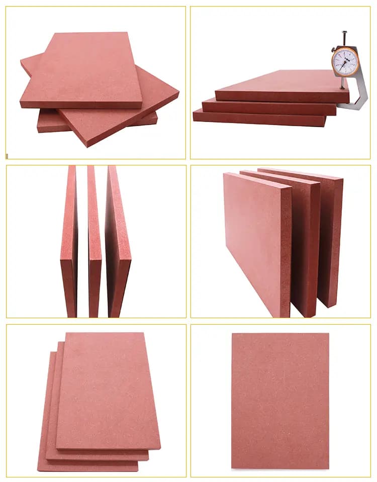 fireproof MDF board flame retardant MDF panel for doors wall panels and commercial interiors 7