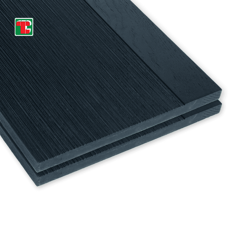 Black Brushed Linear Groove 3D wood wall panel decorative wood panel