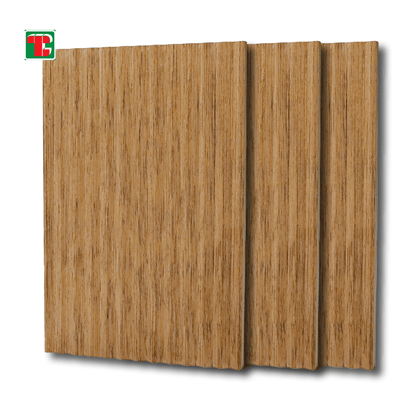 Rustic Oak Vertical Slat 3D wood wall panel decorative wood panel