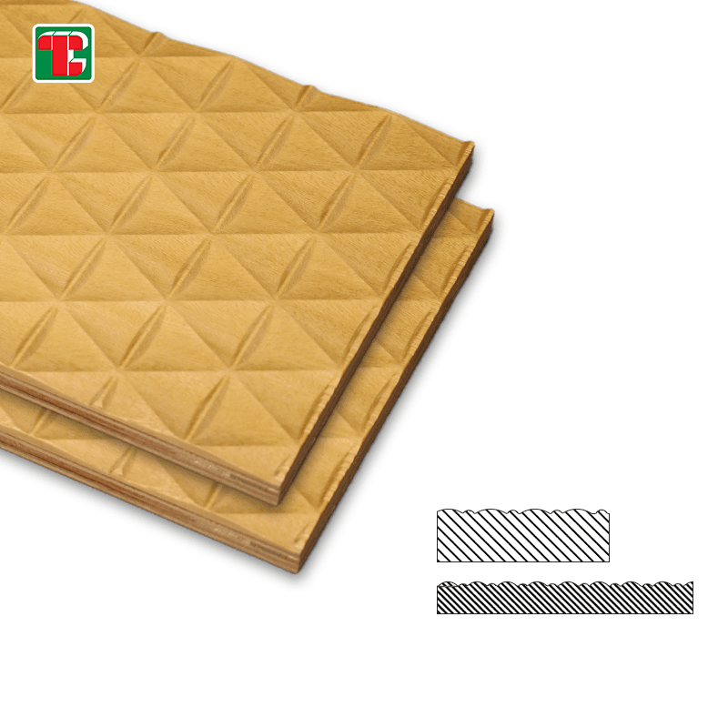 Triangle Pyramid Pattern 3D wood wall panel decorative wood panel