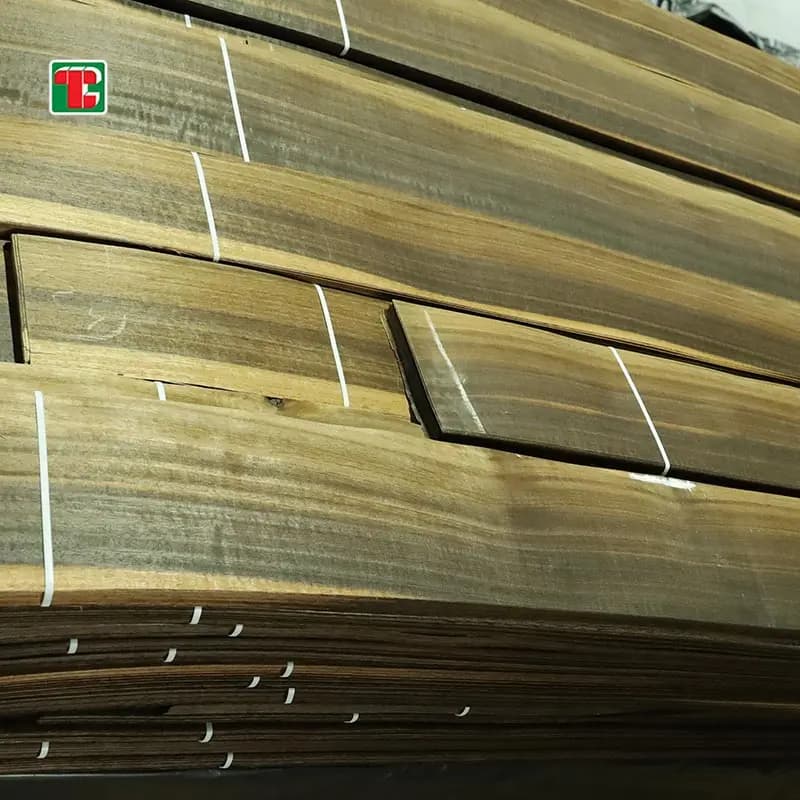 Fumed Eucalyptus Natural Wood Veneer Sheets for furniture, doors and decorative panels