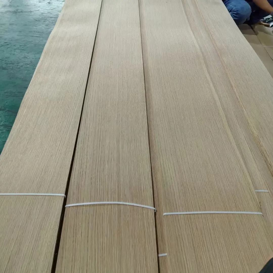 Rift Cut White Oak Natural Wood Veneer Sheets for furniture, doors and decorative panels