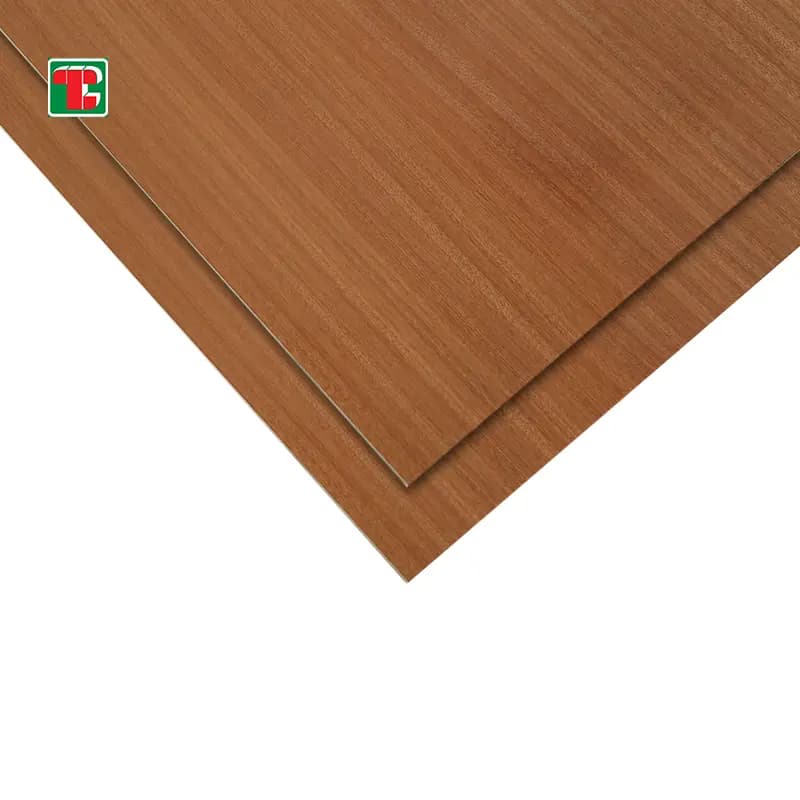 4mm Sapele and Mahogany Quarter Cut Veneer Plywood 4x8
