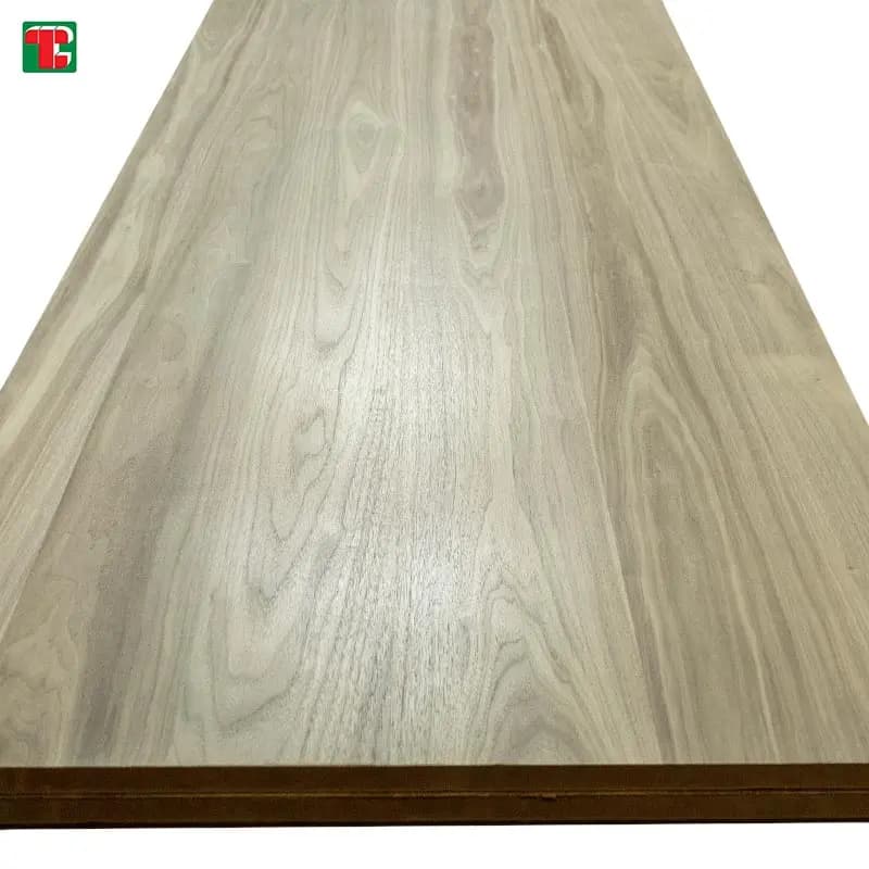 Crown Cut American Walnut Veneer Plywood and MDF Panel