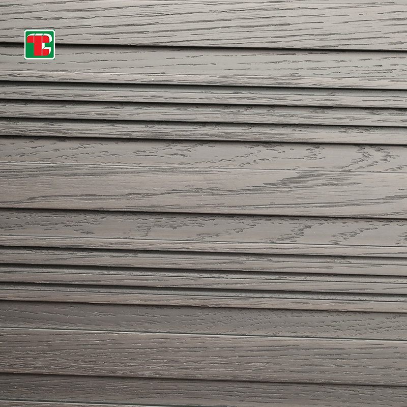 Black Deep Vertical Groove 3D wood wall panel decorative wood panel 2