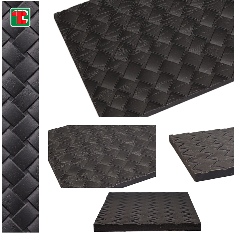 Black Quilted Diamond Texture 3D wood wall panel decorative wood panel 5