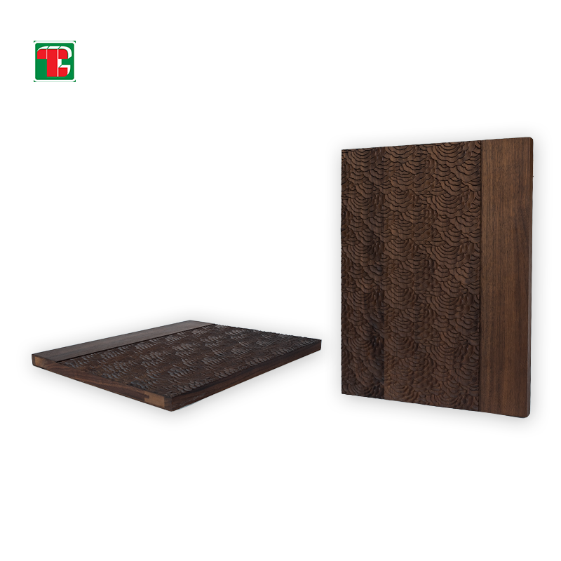 Dark Diamond Pattern 3D wood wall panel decorative wood panel 2