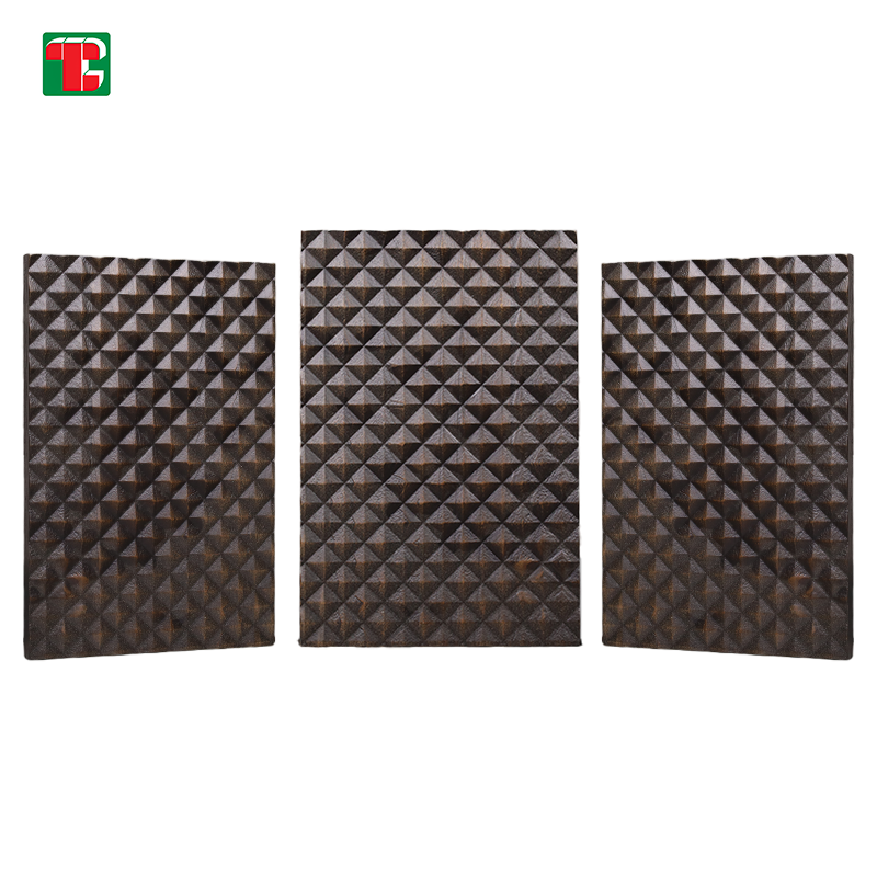 Dark Diamond Relief 3D wood wall panel decorative wood panel 3